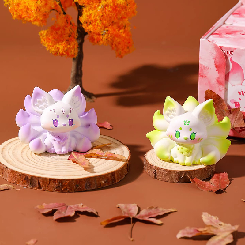 Car Accessories Xmas - Nordic Nine-Tailed Fox Ornament Modern Trendy
