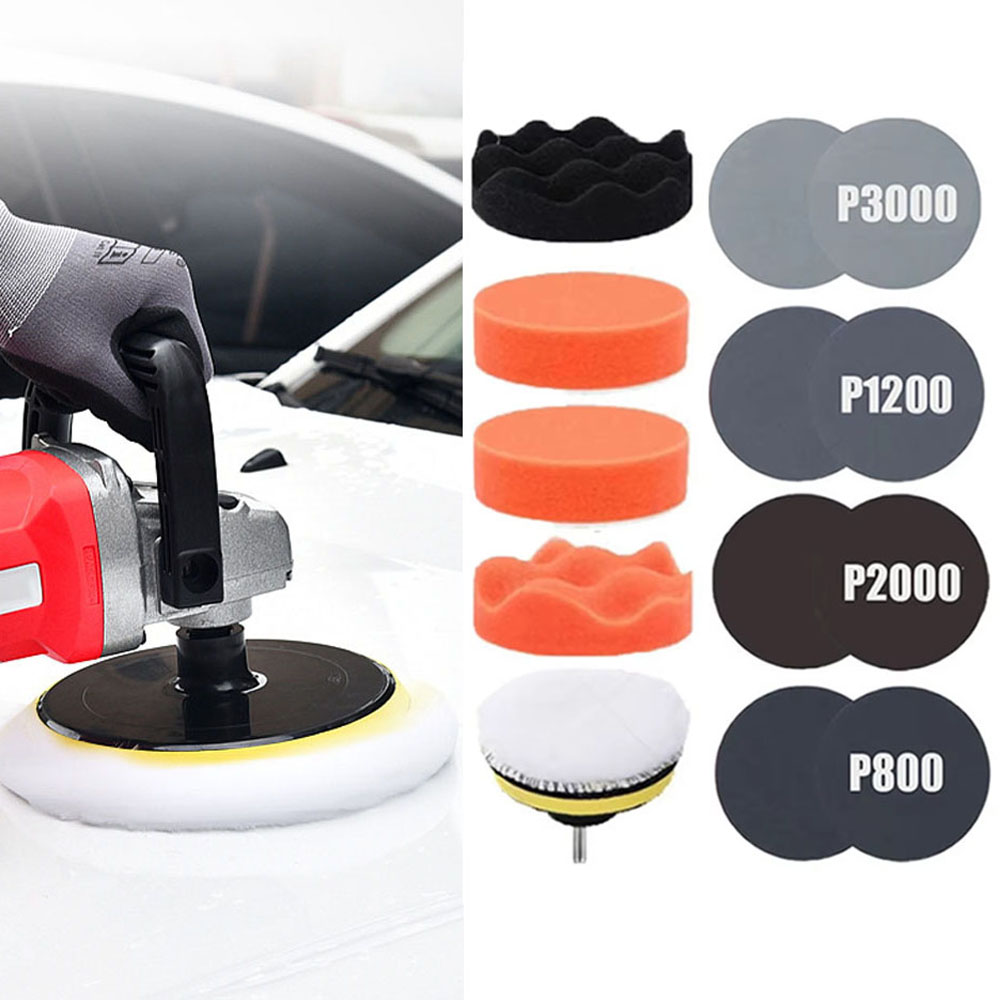 Car Wax Polishing Pad - Car Waxing Sponge Pad Polishing Kit