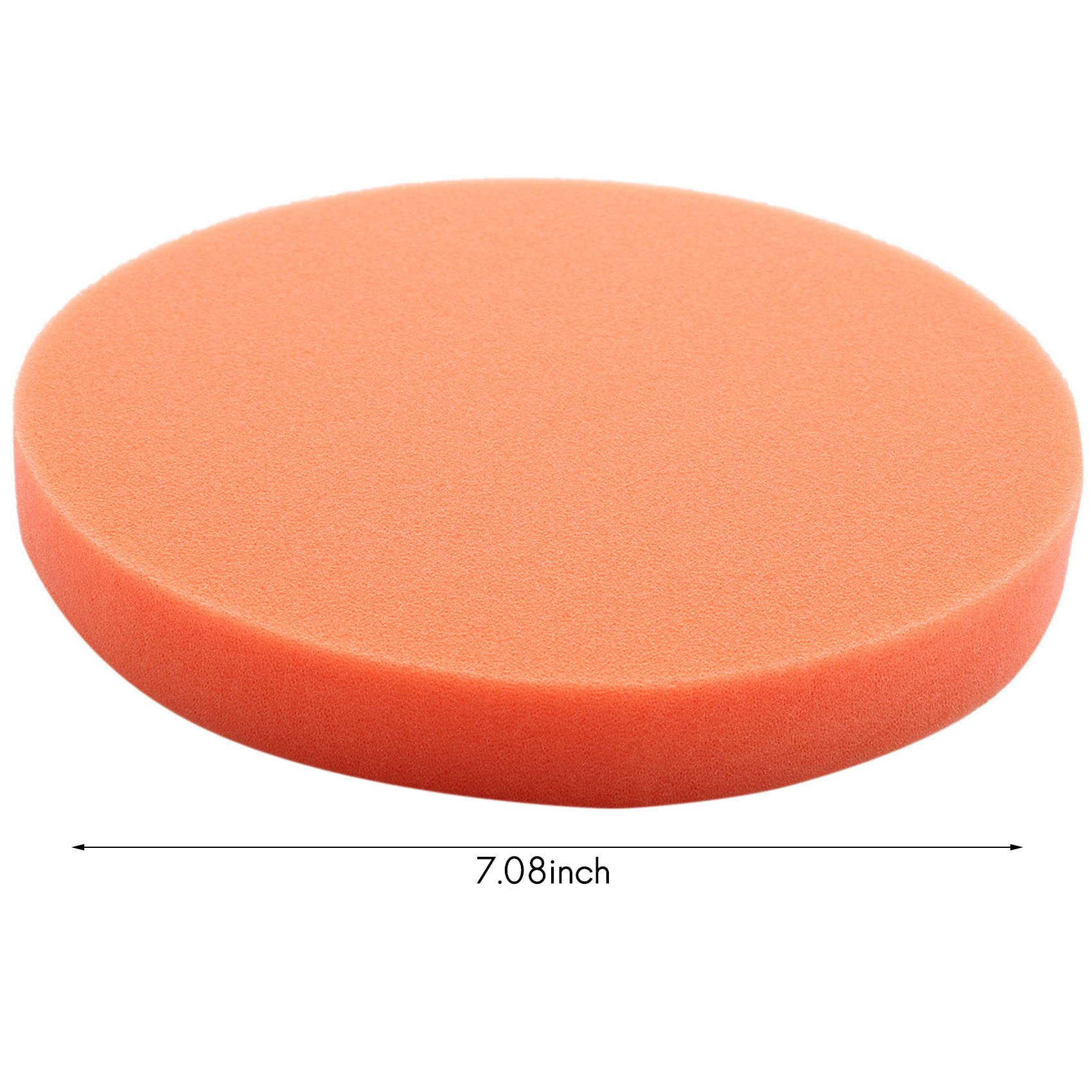 Car Wax Polishing Pad - A06K 10Pc 180Mm 7 inch Flat