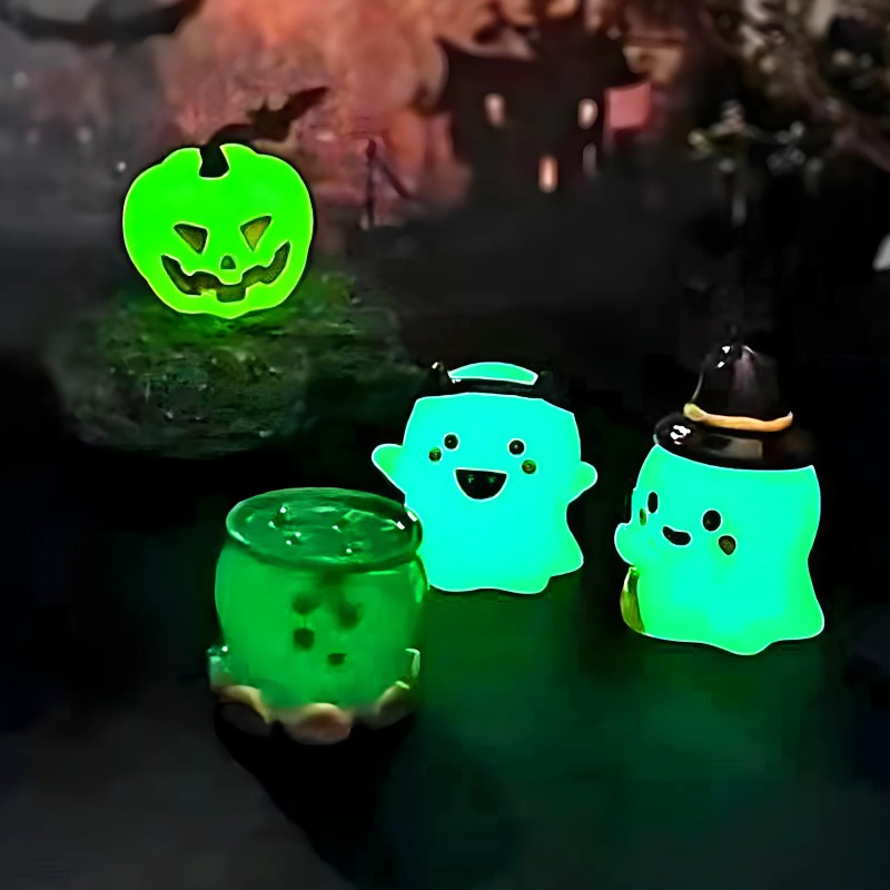 Car Accessories Xmas - 6pcs/set Light Up Your Halloween Mini
