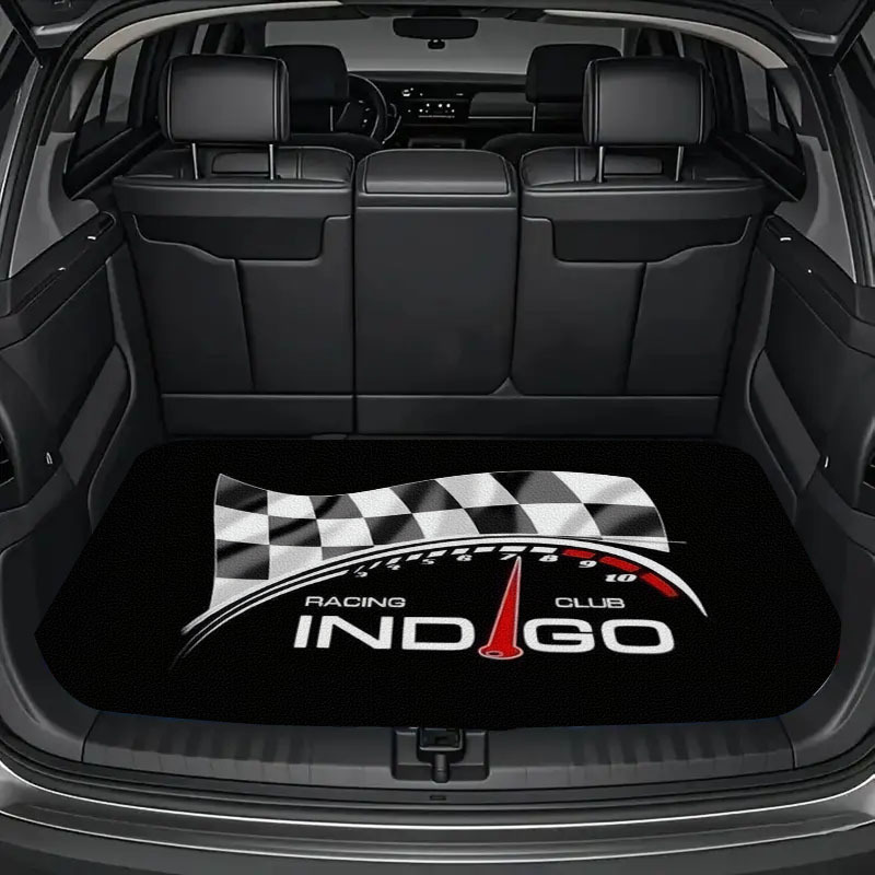 Car Accessories Must Have - 1pc Car Trunk Mat With Printed