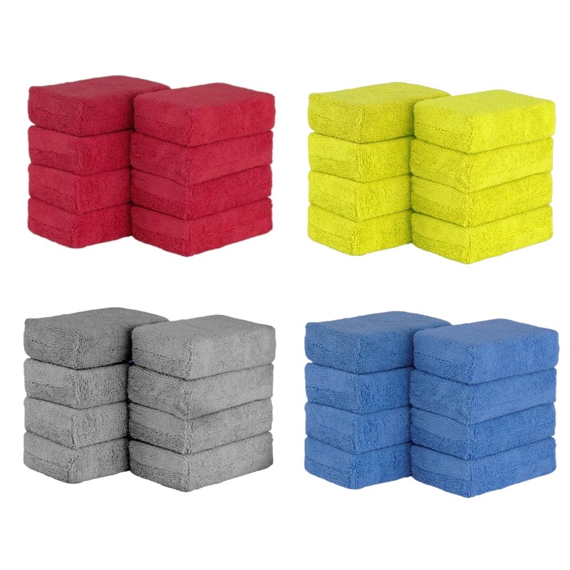 Car Wax Polishing Pad - 8PCS Microfibre Car Wax Applicator Pads