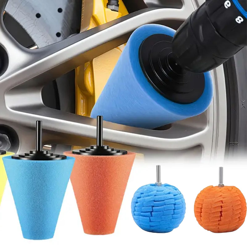 Car Wax Polishing Pad - Car Drill Polishing Sponge Pad Kit