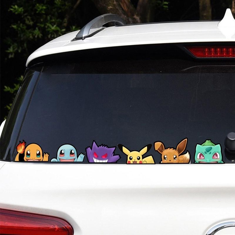 Car Accessories Toy - Pokémon car window sticker, Pokémon Gengar
