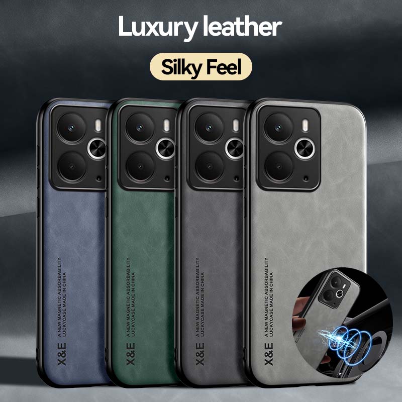 Car Phone Holder Magnetic - Luxury Shockproof Case For for Realme