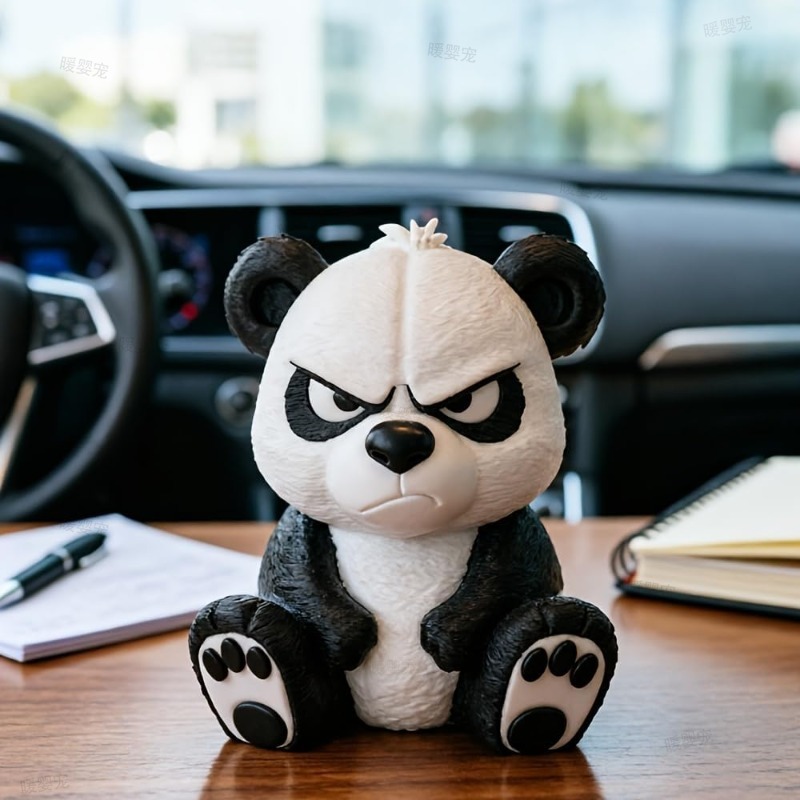 3D Car Figurine Irritable Pand - Car Accessories Oman recension och pris