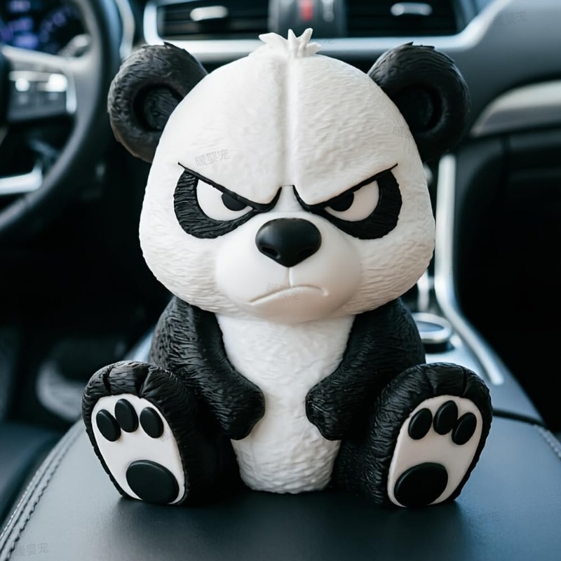 3D Car Figurine Irritable Pand - Car Accessories Oman recension och pris