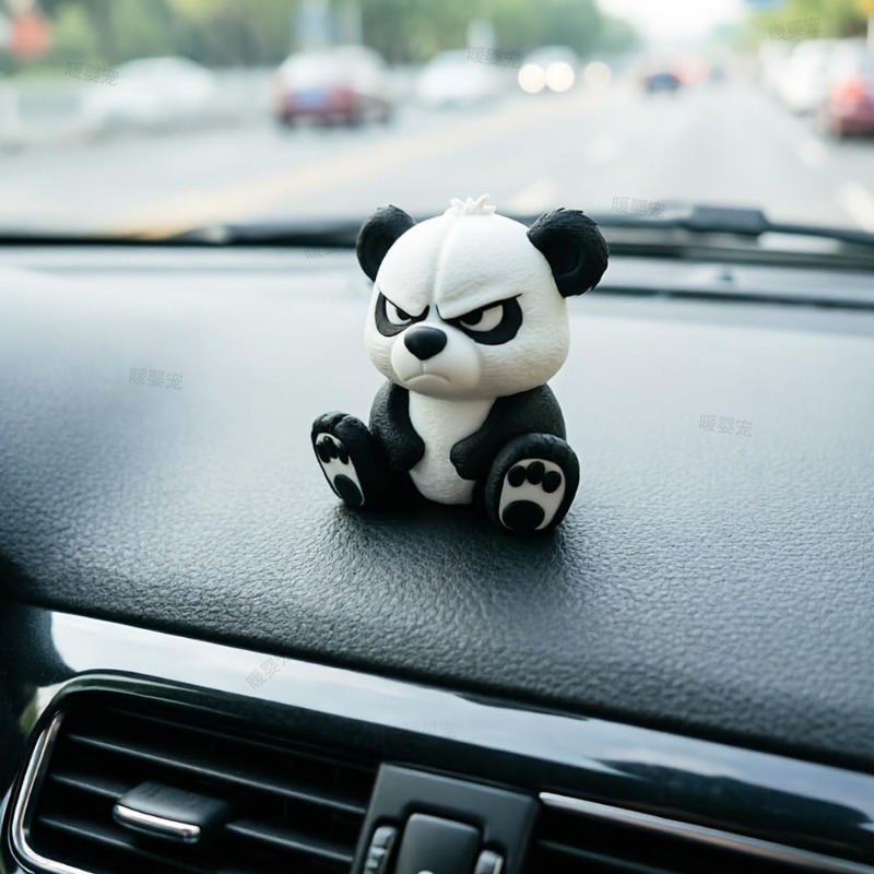 3D Car Figurine Irritable Pand - Car Accessories Oman recension och pris