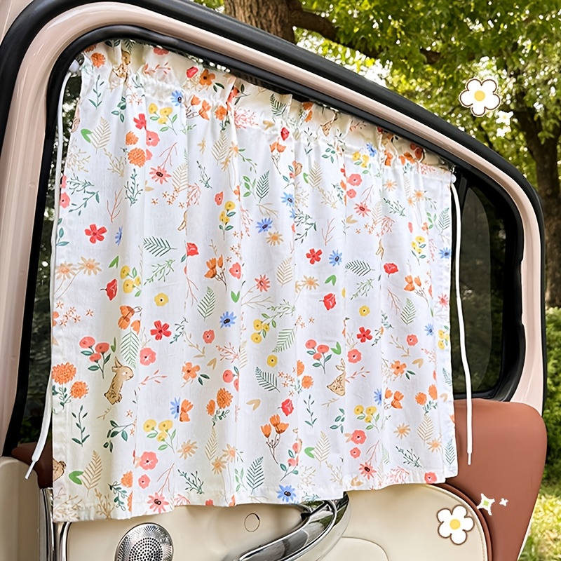 Cartoon Pattern Car Window Cur - Car Accessories Must Have recension och pris
