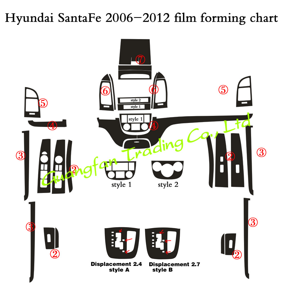For Old Hyundai Santa Fe 2006- - Car Accessories Xmas recension och pris