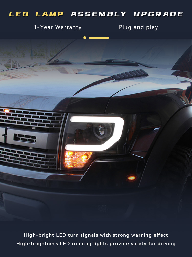 Car Head Lights For Ford Rapto - Accessories Car Near recension och pris