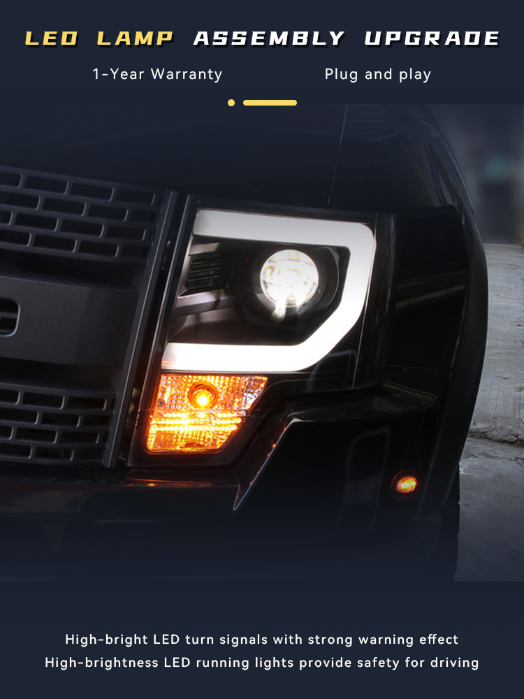Car Head Lights For Ford Rapto - Accessories Car Near recension och pris