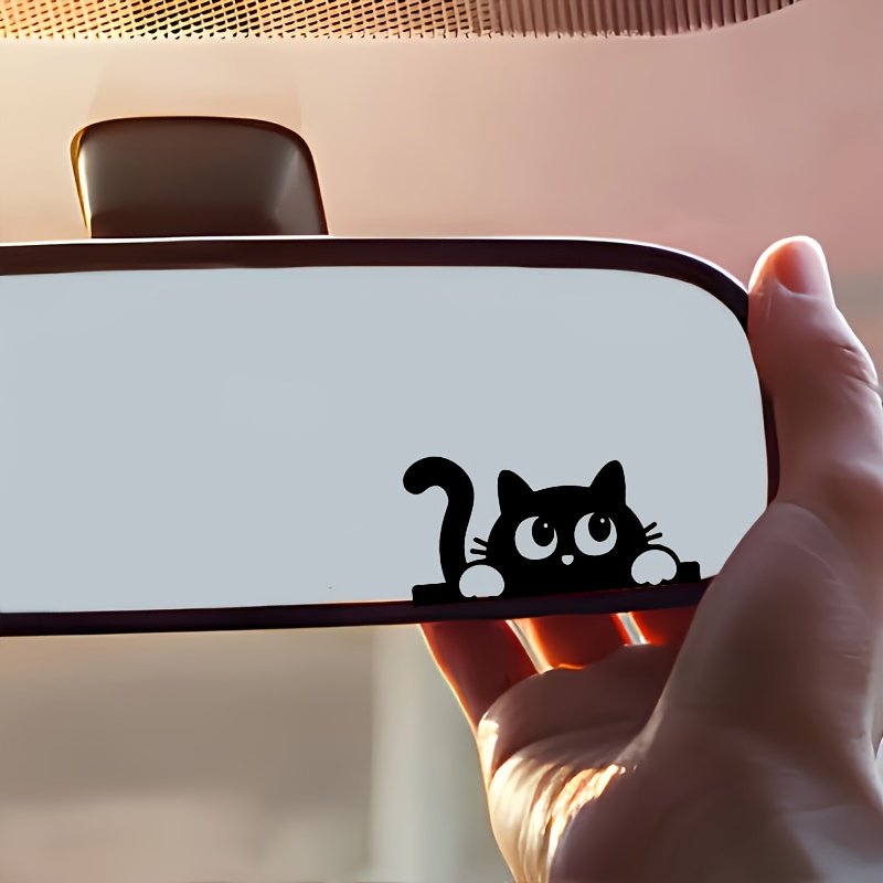 Cute Cat Car Rearview Mirror S - Car Accessories Xmas recension och pris