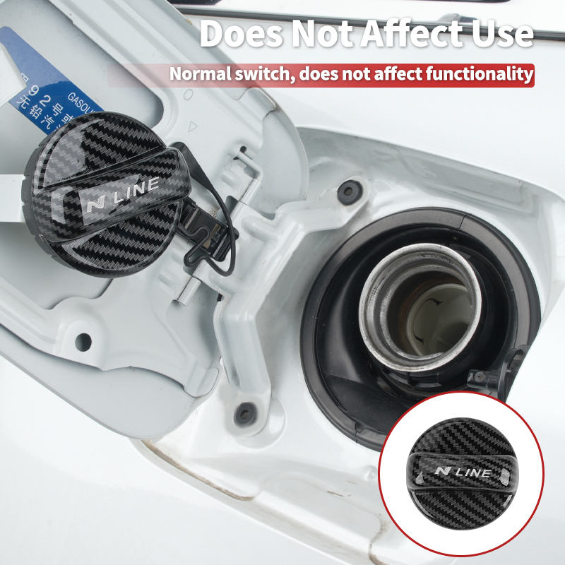 Car Fuel Tank Cap Carbon Fiber - Car Accessories Xmas recension och pris