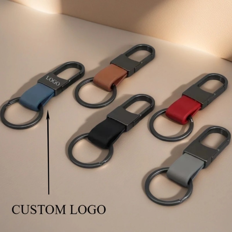 Fashion Leather Keychains Cust - Car Accessories Name recension och pris