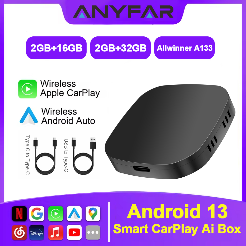Android 13 Ai Box Wireless And - Car Accessories Youtube recension och pris