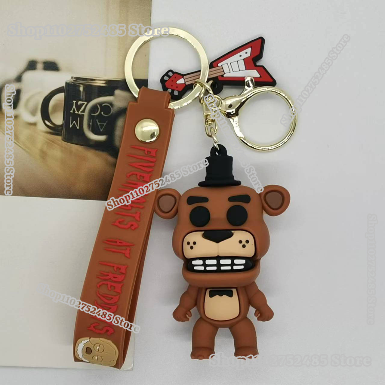 5pcs Cartoon Anime FNAF Figure - Car Accessories Oman recension och pris