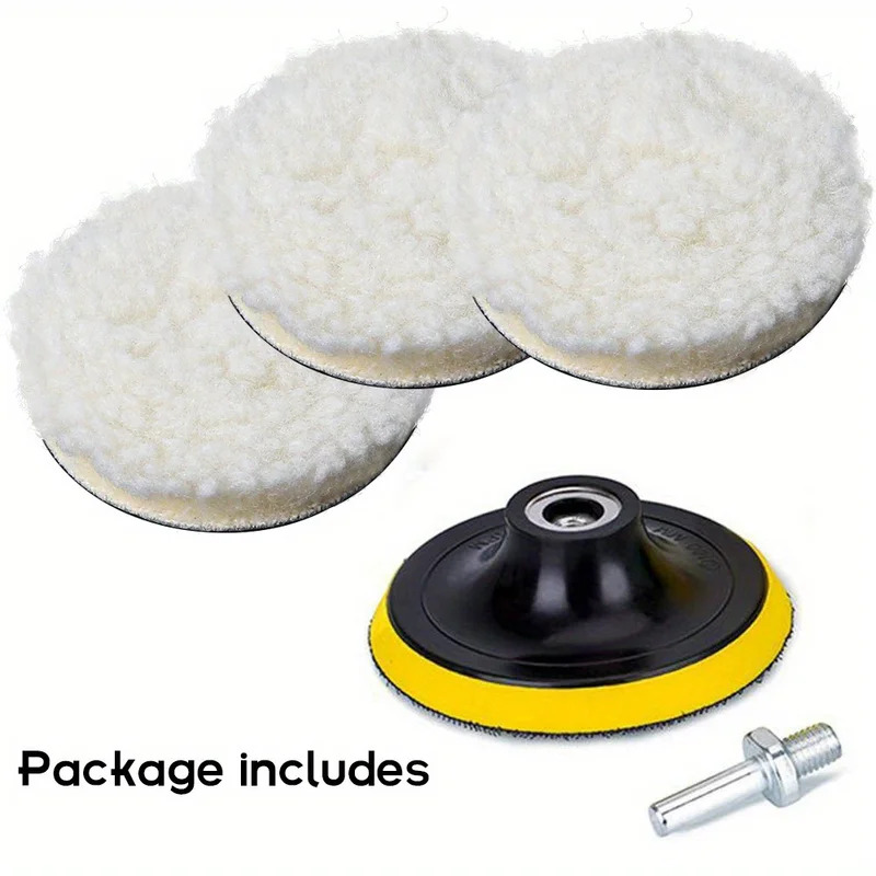 5PCS 7/6/5/4/3inch Car Polishi - Car Wax Polishing Pad recension och pris