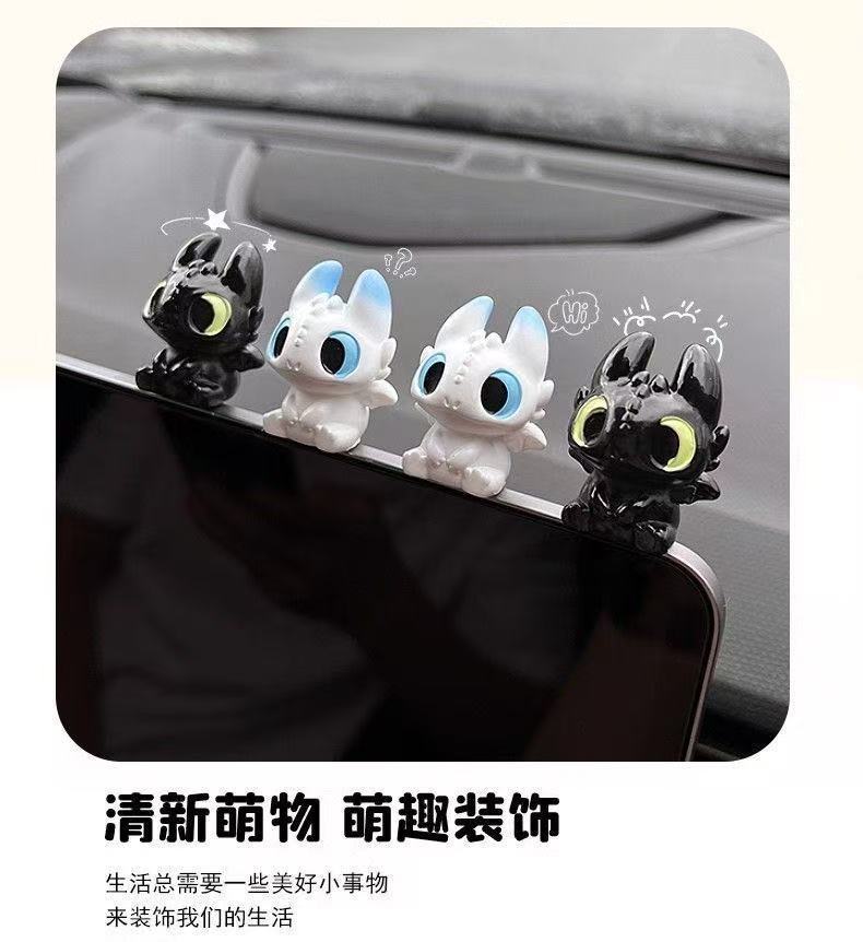 Cute toothless baby doll figur - Car Accessories Toy recension och pris