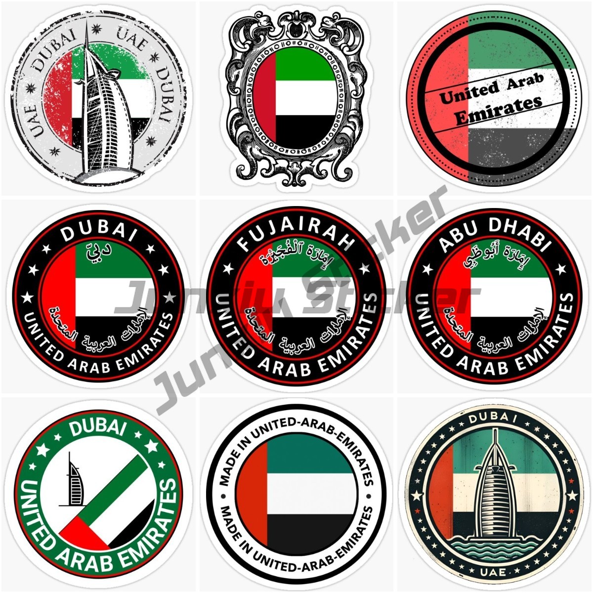 UAE Dubai Circular National Fl - Car Accessories Uae recension och pris