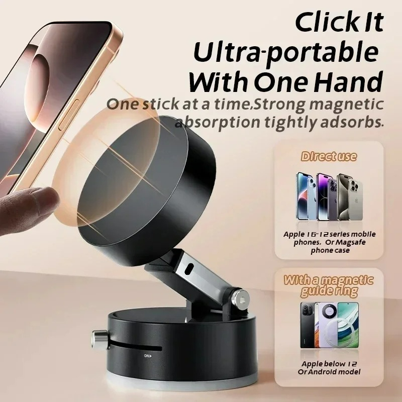 High Performance Magnetic Vacu - Car Phone Holder Magnetic recension och pris