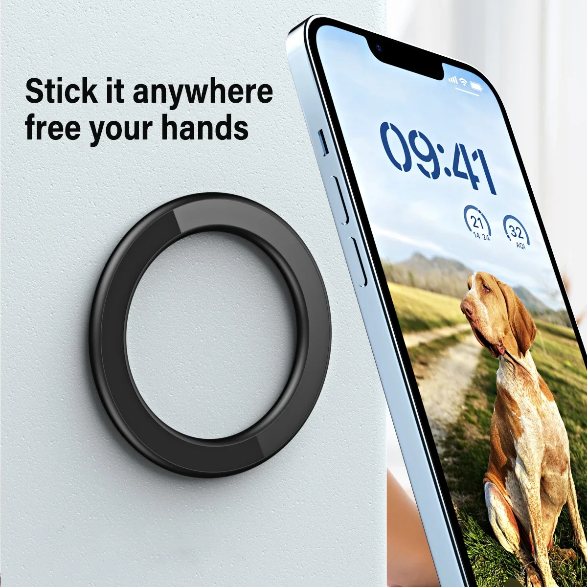 For MagSafe Magnetic Ring Hold - Car Phone Holder Magnetic recension och pris