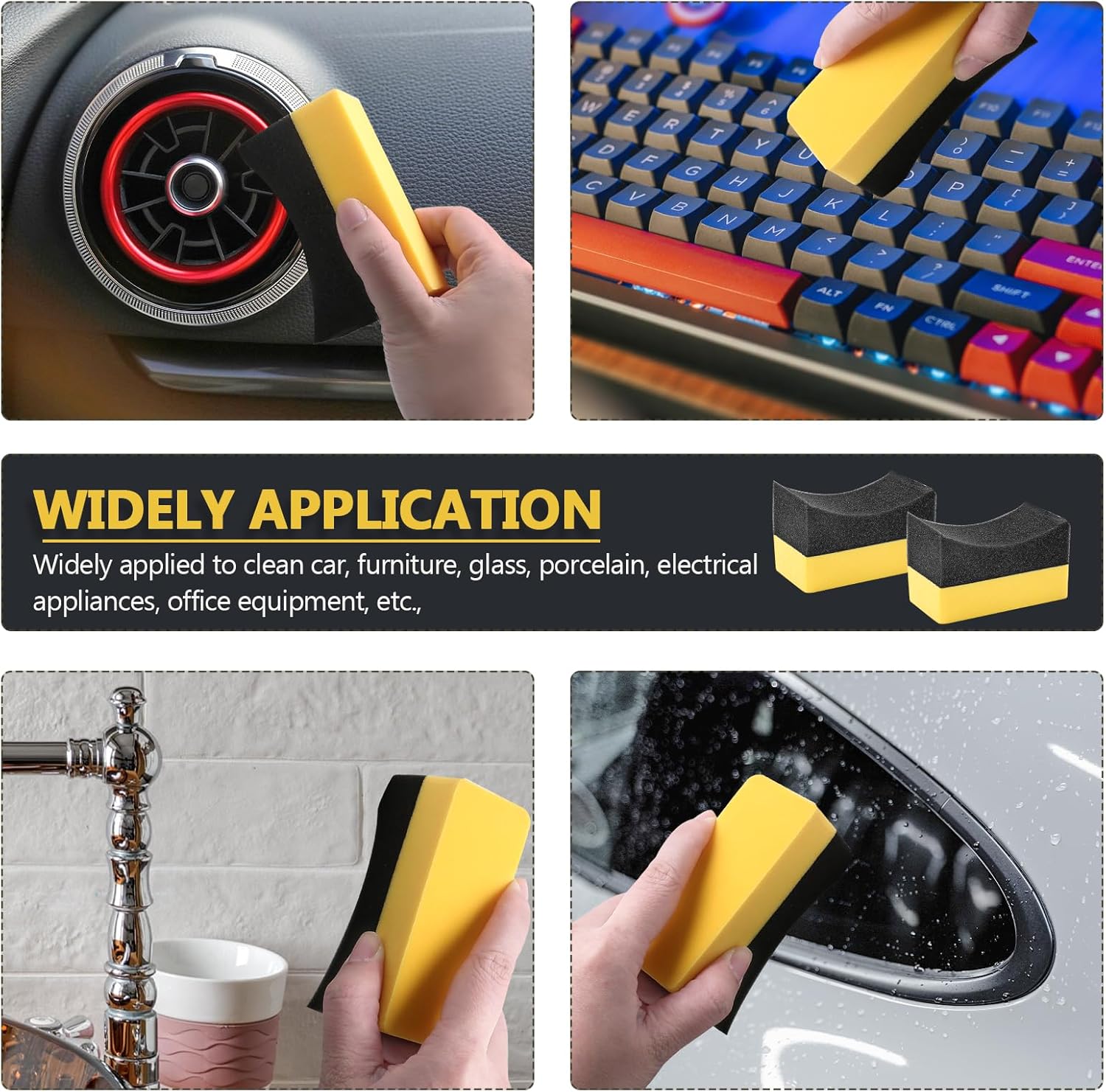 Auto Cleaning Sponge Brush Wax - Car Wax Polishing Pad recension och pris