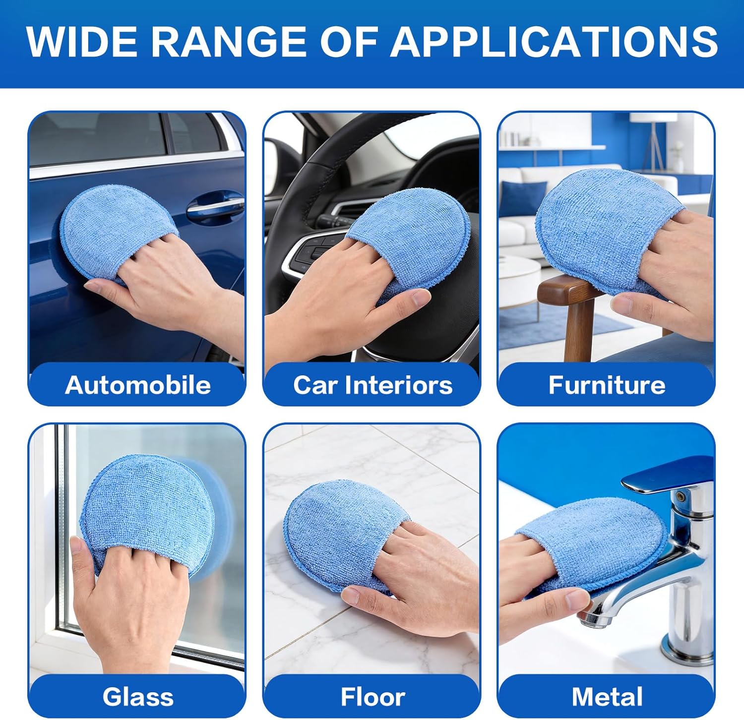 Auto Cleaning Sponge Brush Wax - Car Wax Polishing Pad recension och pris