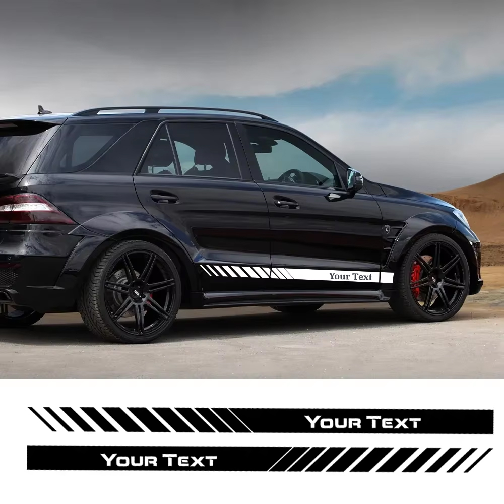Custom Text Car Side Door Stri - Car Accessories Name recension och pris