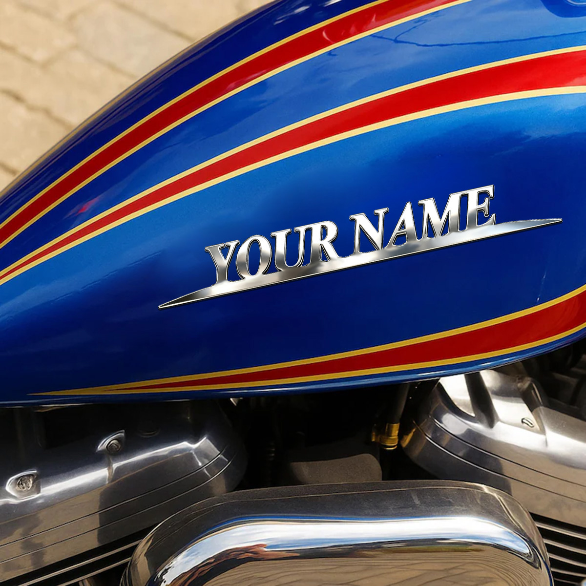 Metal Trendy YOUR NAME Sticker - Car Accessories Name recension och pris