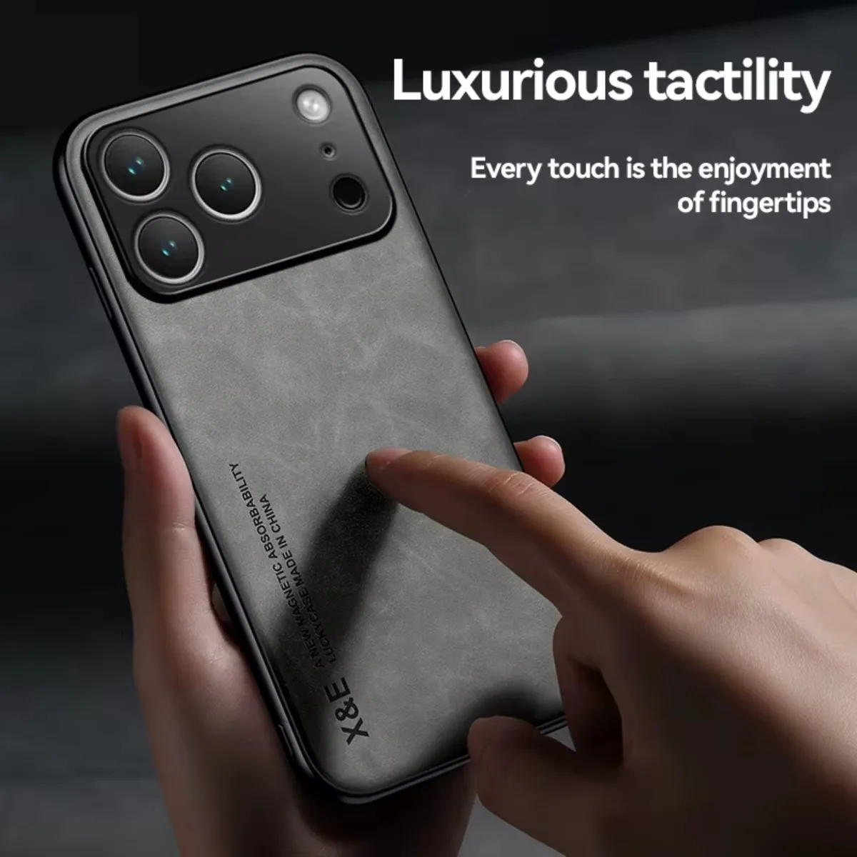 Leather  Phone Case  for APPLE - Car Phone Holder Magnetic recension och pris