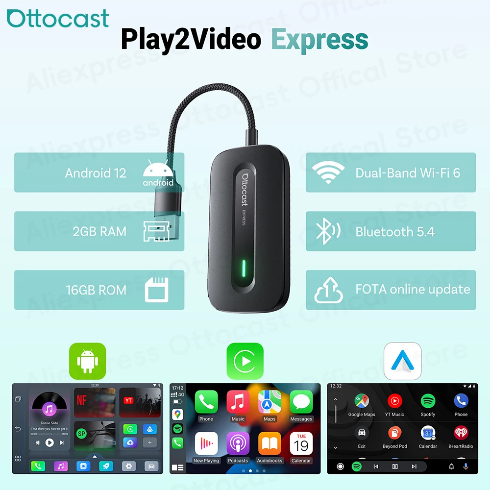 OTTOCAST Play2Video Express Wi - Car Accessories Youtube recension och pris