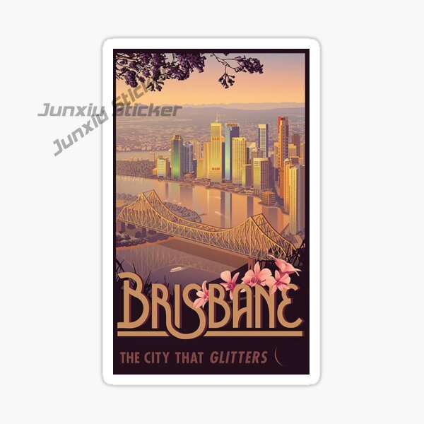 Australia BRISBANE Flag Vinyl  - Car Accessories Brisbane recension och pris