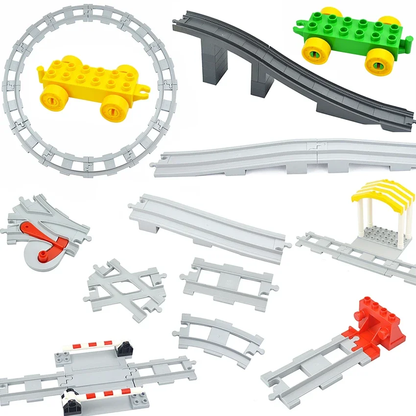 Big Size Track Railway Brick T - Accessories Car Near recension och pris