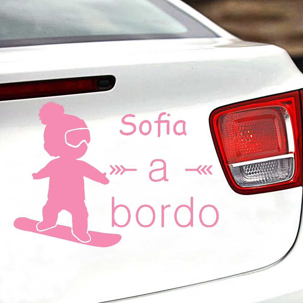 1pc Vinyl baby a bordo colorfu - Car Accessories Toy recension och pris