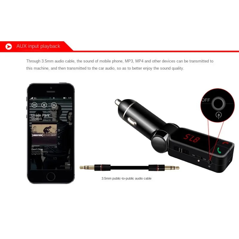 BC06 Car Bluetooth-compatible  - Fm Transmitter recension och pris