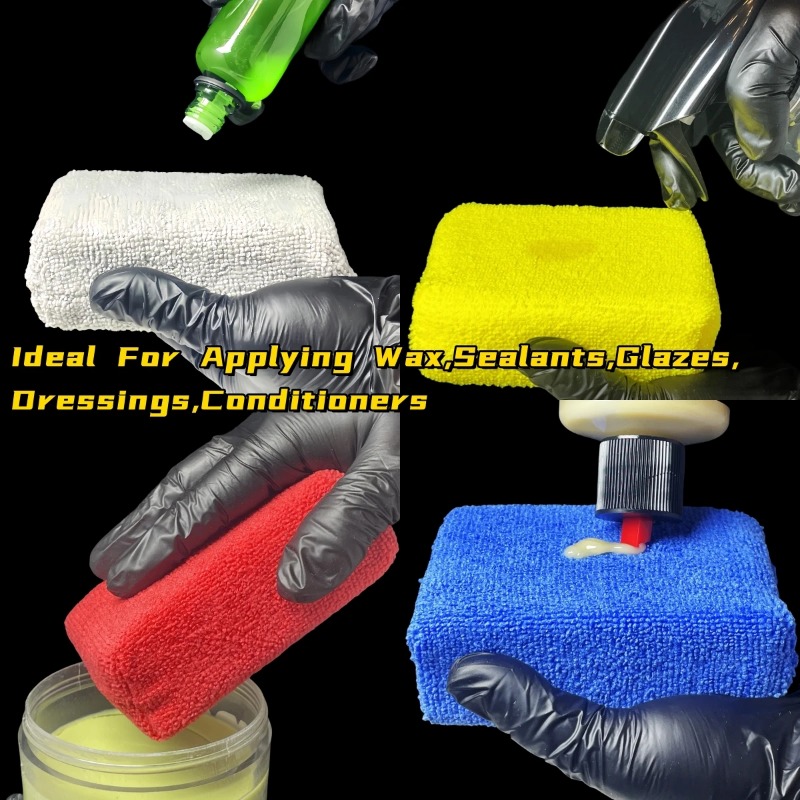 8PCS Microfibre Car Wax Applic - Car Wax Polishing Pad recension och pris