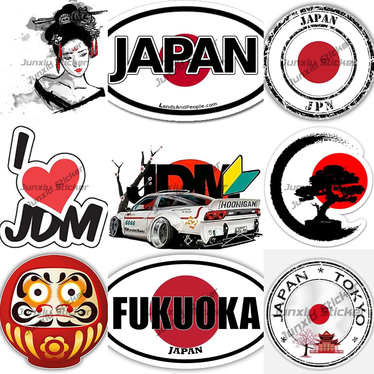 Japan Culture Stamp Round Stic - Car Accessories In Tokyo recension och pris