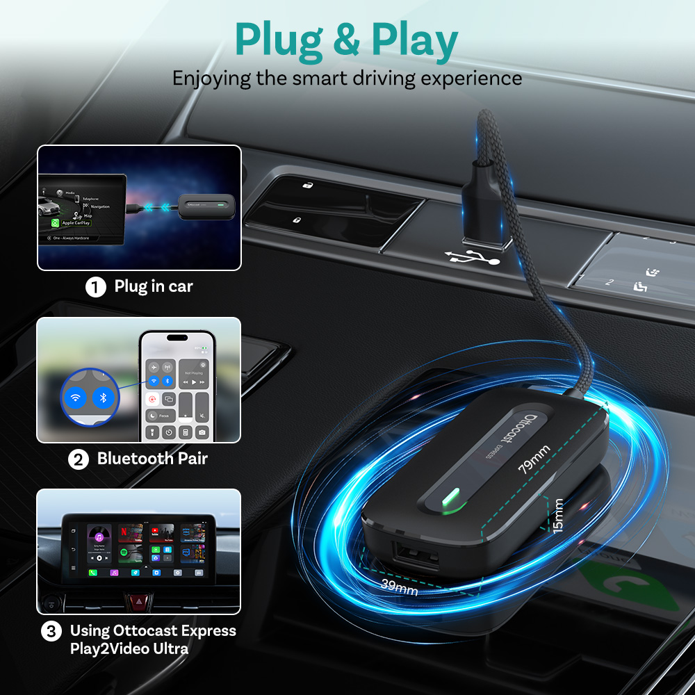 OTTOCAST Play2Video Express Wi - Car Accessories Youtube recension och pris