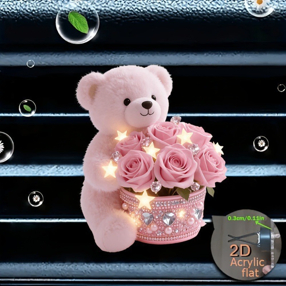 2D Flat Acrylic Car Vent Cute  - Car Accessories Oman recension och pris