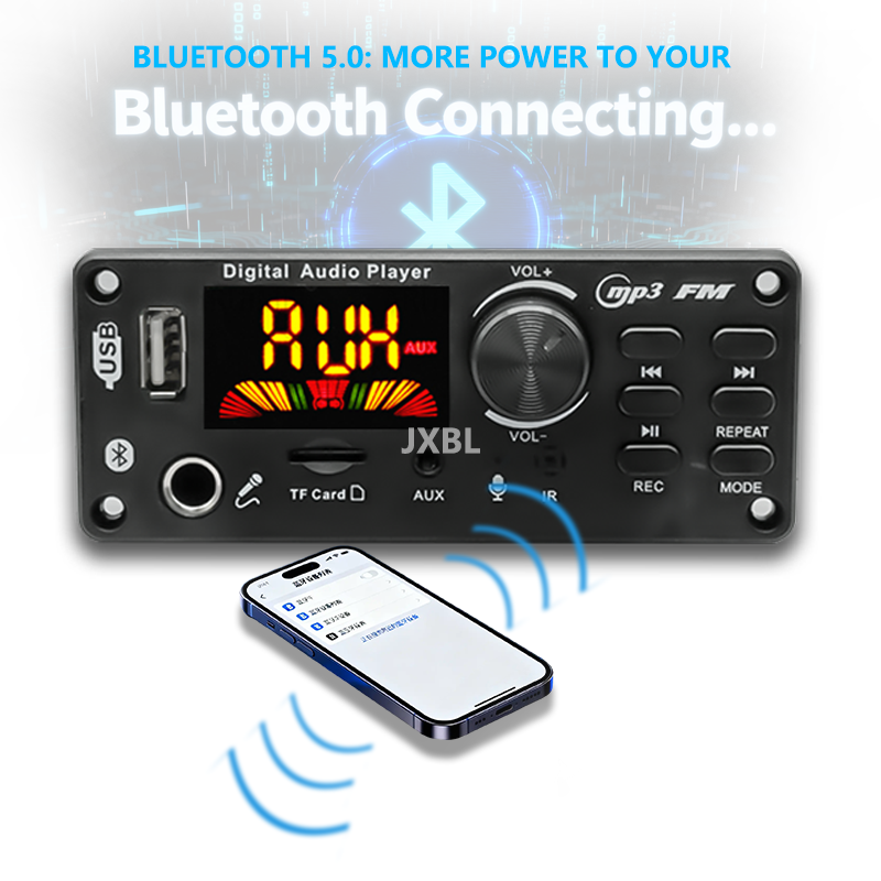 80W Bluetooth 5.0 MP3 Decoder  - Fm Transmitter recension och pris