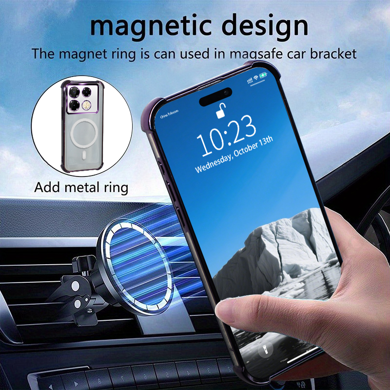 Airbag Fashion Phone Case for  - Car Phone Holder Magnetic recension och pris