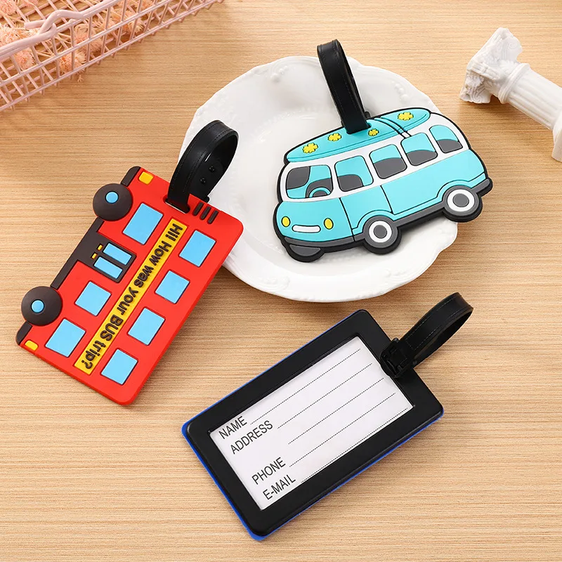 Cute Cartoon Cars PVC Silicone - Car Accessories Name recension och pris