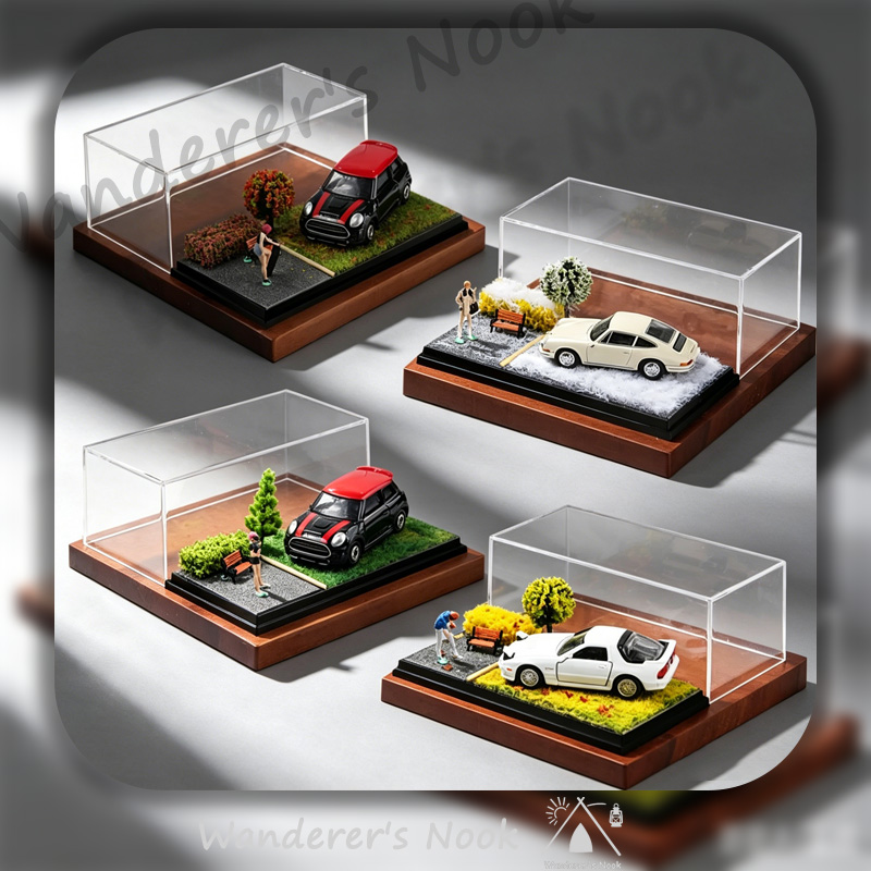 New 1:64 Car Model Scene Displ - Car Accessories Oman recension och pris