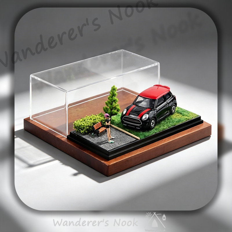 New 1:64 Car Model Scene Displ - Car Accessories Oman recension och pris