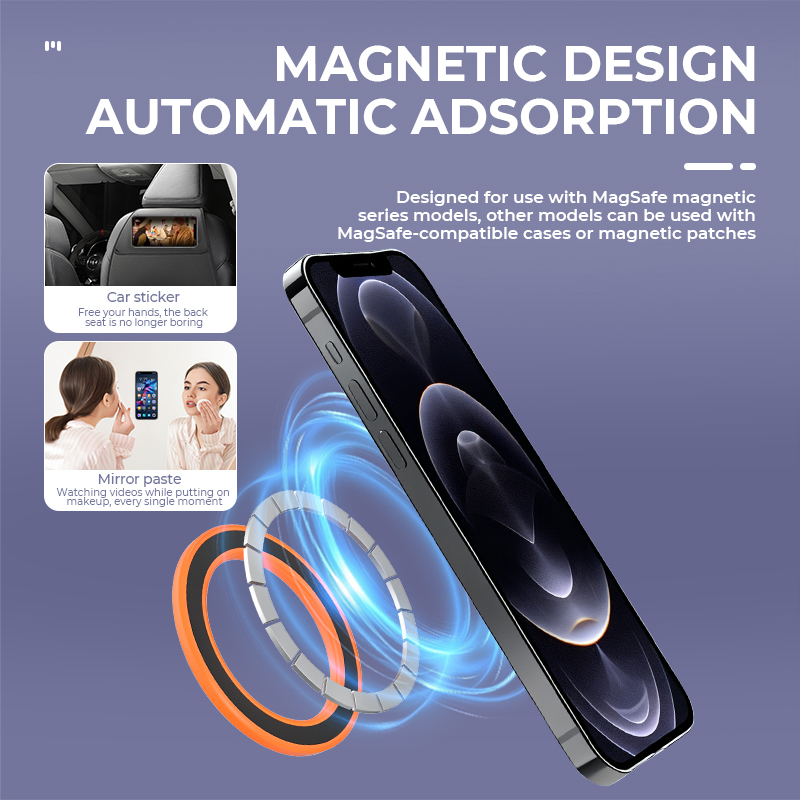 For Magsafe Strong Magnetic Ri - Car Phone Holder Magnetic recension och pris