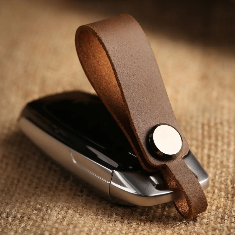 Custom LOGO Genuine Leather Ke - Car Accessories Name recension och pris