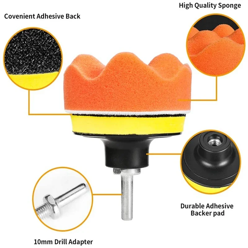 Car Polishing Sponge Pads Kit  - Car Wax Polishing Pad recension och pris