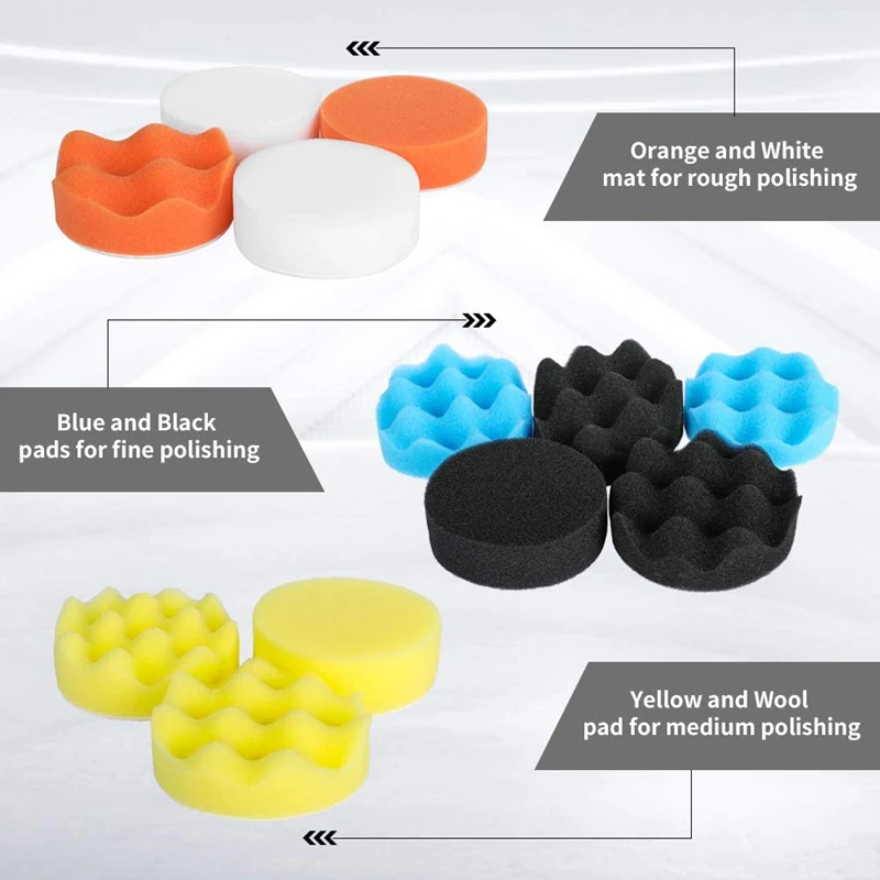 Car Polishing Sponge Pads Kit  - Car Wax Polishing Pad recension och pris