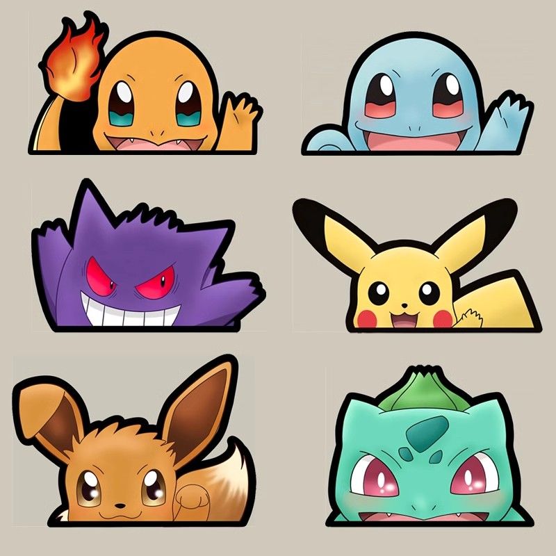 Pokémon car window sticker, Po - Car Accessories Toy recension och pris